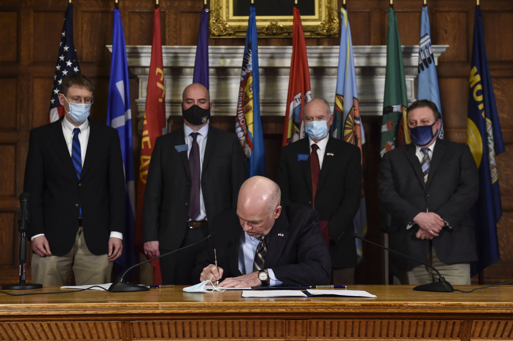 Gov. Greg Gianforte signs